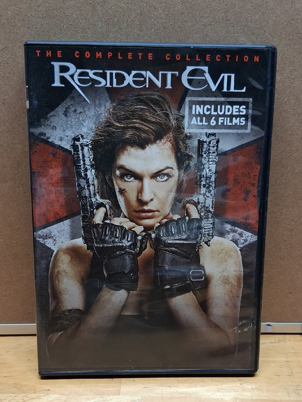 Resident Evil The Complete Collection DVD - Black/Red Cover